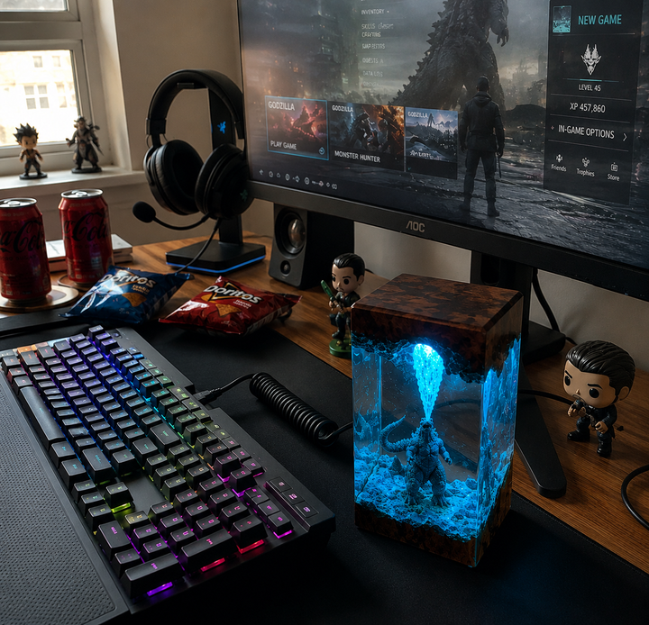 Customer resin lamp photo